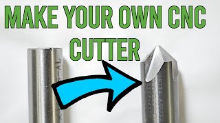 How to grind a carbide chamfer mill.