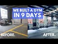 WE BUILT A CROSSFIT GYM IN 9 DAYS - VLOG