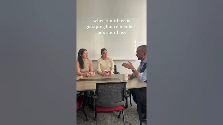 Spilling The Tea ☕️😯 #officehumor