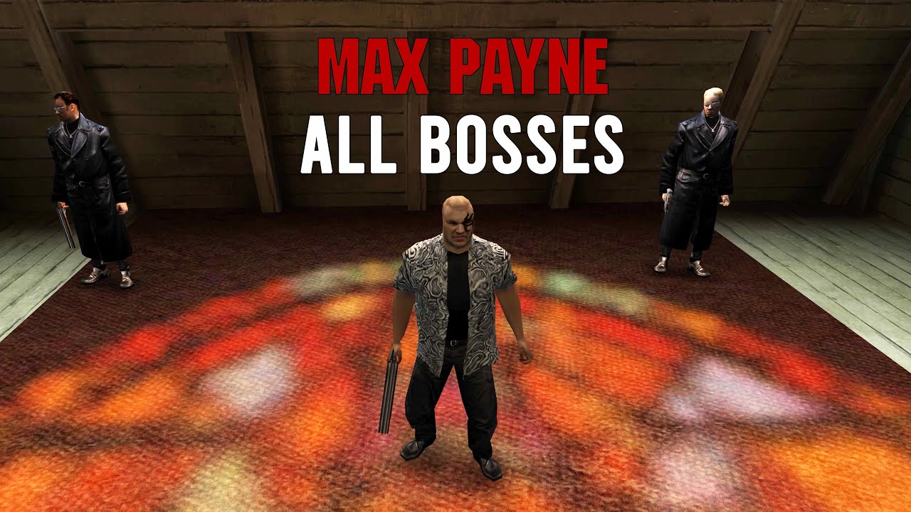 Max Payne ALL BOSSES (No Damage, No Bullet Time, No Roll, DOA)