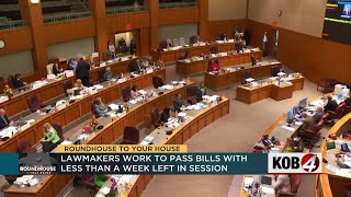 Lawmakers work to pass bills with less than a week left in session