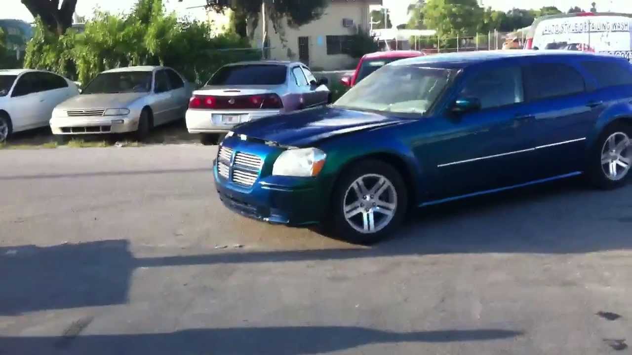Outrageous Emerald Green Dodge Magnum Pt. 1 - YouTube