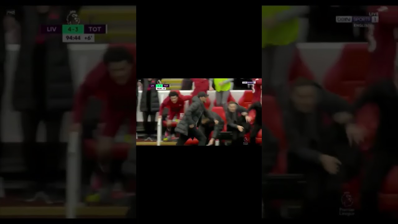Klopp Pulls His Hamstring While Celebrating😂