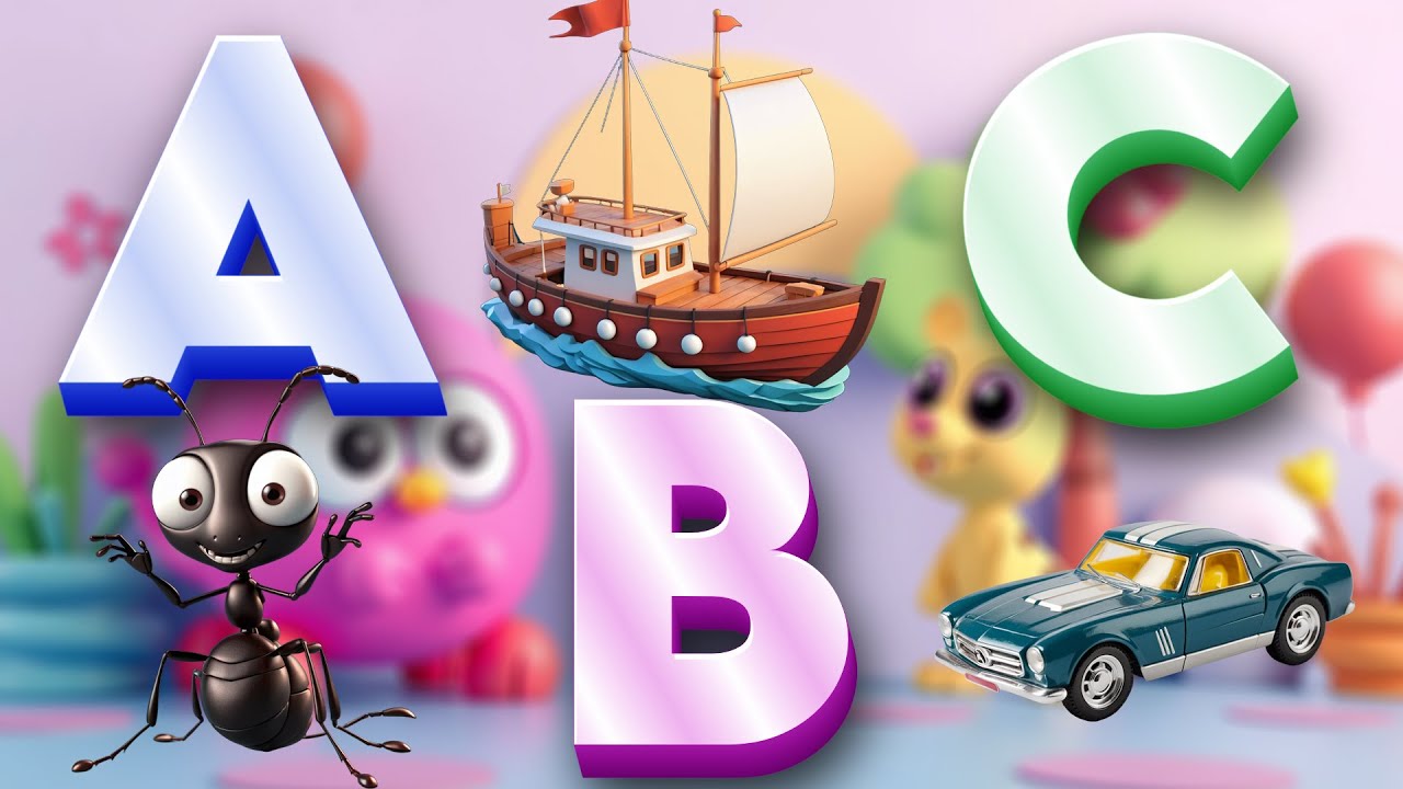 A is for Ant, ABC Phonics Song- Toddler Learning Video Songs, ABC ...