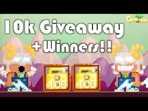 Growtopia |10k Subscribers giveaway + Winners!!