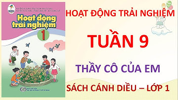 Bài 9 Thầy cô của em - Hoạt động trải nghiệm lớp 1 sách Cánh diều tái bản