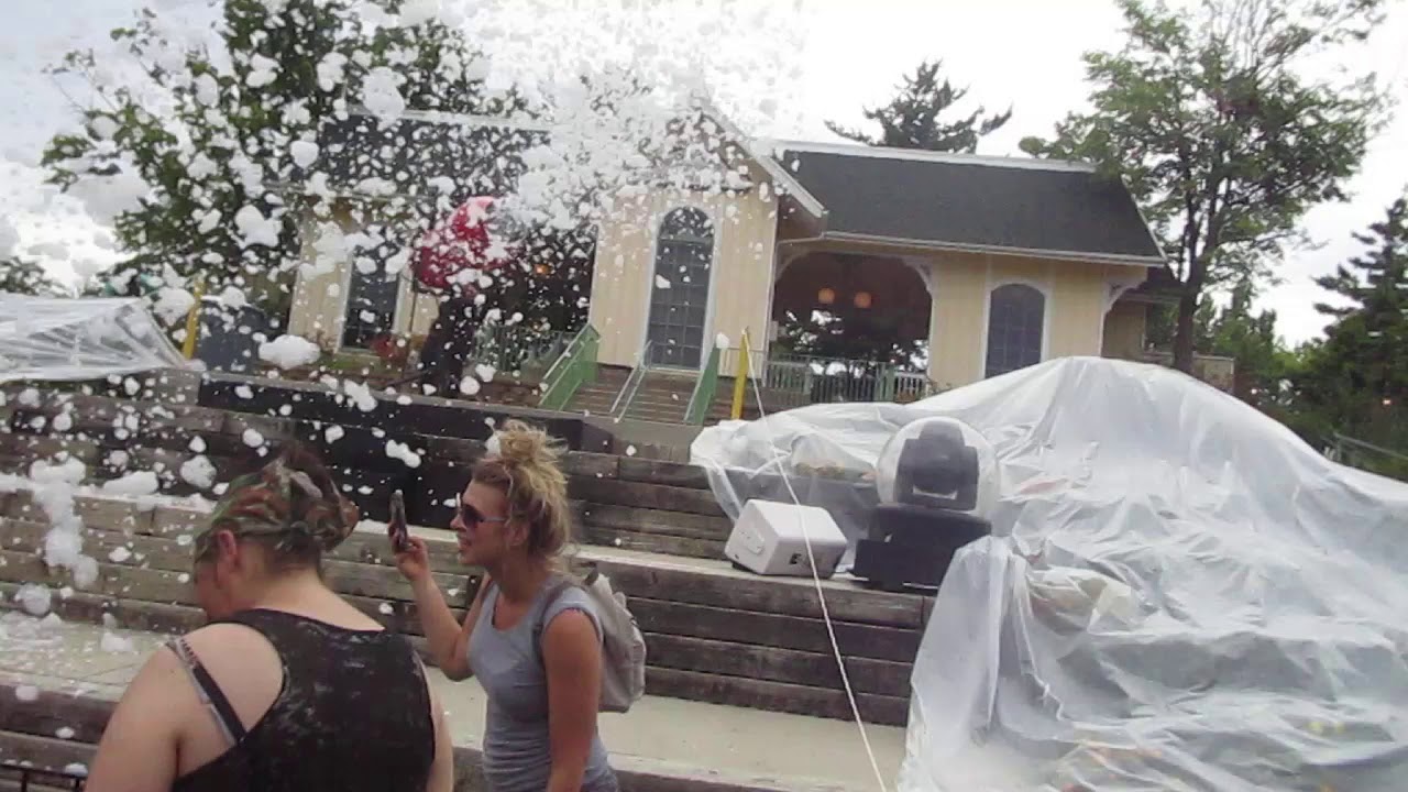 Foam Dance Party Six Flags Great America 81719 YouTube