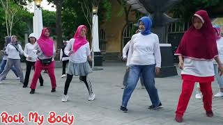ROCK MY BODY #linedance #improver #choreo by Nathan Gardiner (SCO) #demo by Komunitas Kotlam SMG