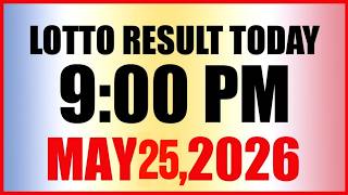 Lotto Result Today 9pm Draw May 25, 2026 Swertres Ez2 PCSO LIVE