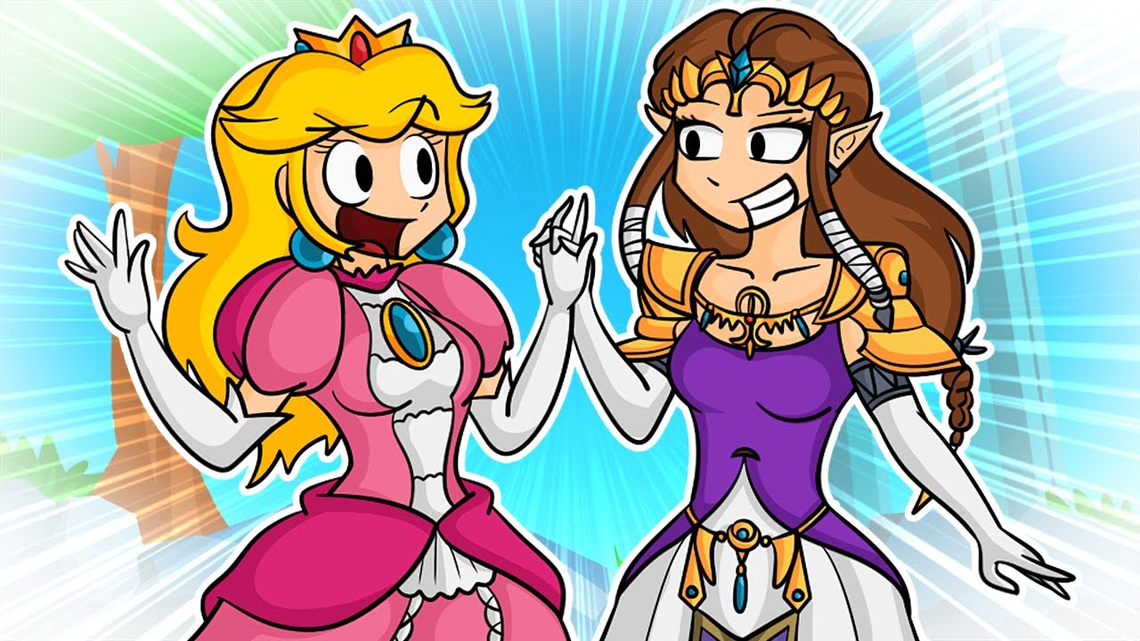 Princess Peach Meets Princess Zelda Youtube