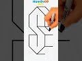 Satisfying letter s 3d shorts 3d art drawing