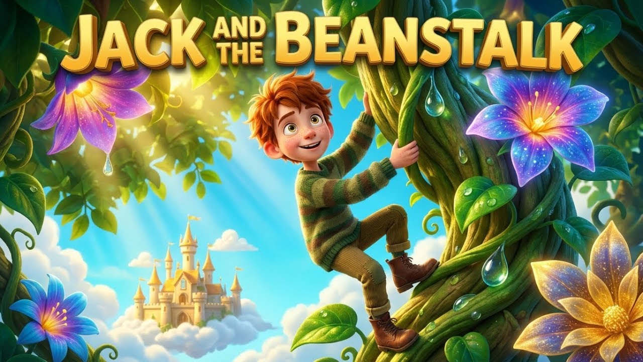 Jack and the Beanstalk ✨ Magical Fairy Tale Cartoon for Kids | Bedtime Stories