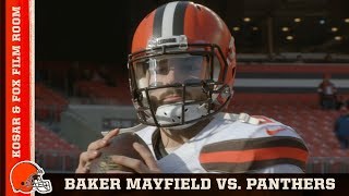 Film Room: Baker's Deep Ball Accuracy vs. Panthers | Browns Countdown