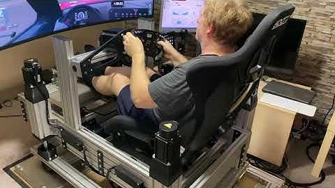 My first ride with my Surge-Plattform TL Highend Simracing Motion Simulator