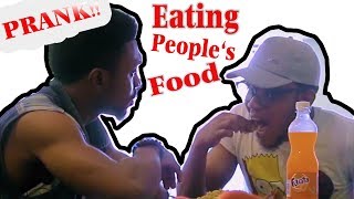 Eating People's Food Prank - Zfancy