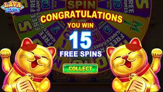 Won Free Games and Hit Spectacular Win in Lucky Fortune Cat slot | Download Lava Slots in comment screenshot 4