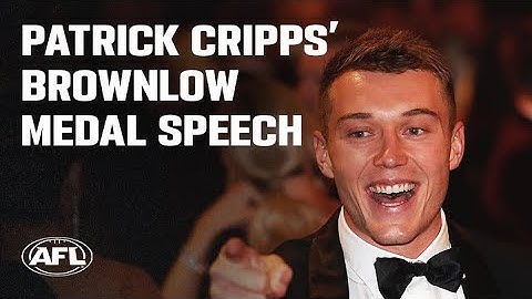 Patrick Cripps wins the 2022 Brownlow Medal | AFL