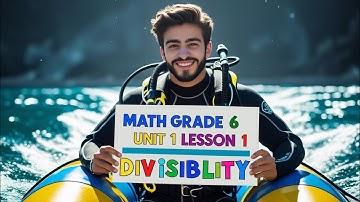 Math grade 6 || unit 1 lesson 1 , Divisibility 2026 || ماث أول درس للصف السادس الابتدائي ترم أول 