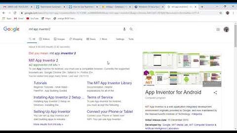 Creating android application using MIT app inventor and connecting to Firebase Database.