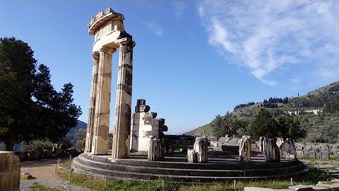 Delphi the Temple of Athena Pronaia
