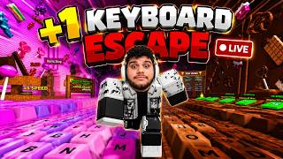 +1 Speed Keyboard Escape LIVE! 🔥Roblox game