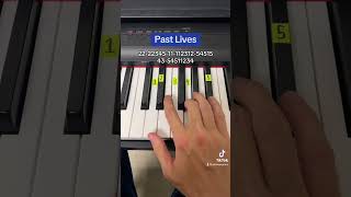 Past Lives Easy Piano Tutorial