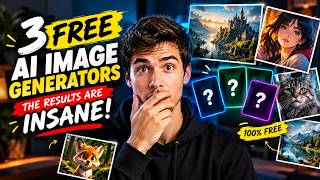 I Tested 3 FREE AI Image Generators… The Results Are INSANE!