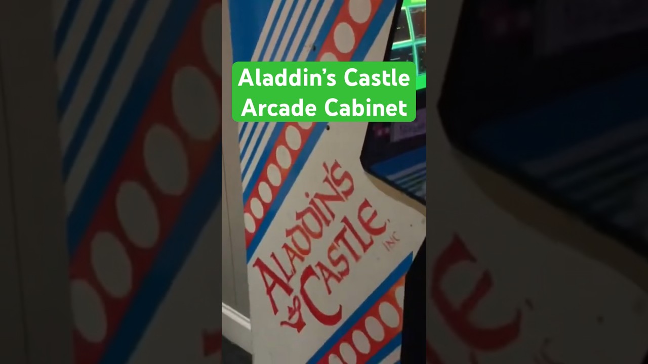 RARE Aladdin’s Castle Arcade Cabinet 