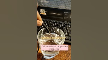 IoT based liquid temperature monitoring | how to use temperature sensor DS18B20 #iot #shorts