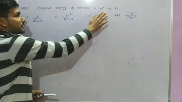Potentially energy of electron in He+ ion is || Shan chemistry || Narendra awasthi | Potentialenergy