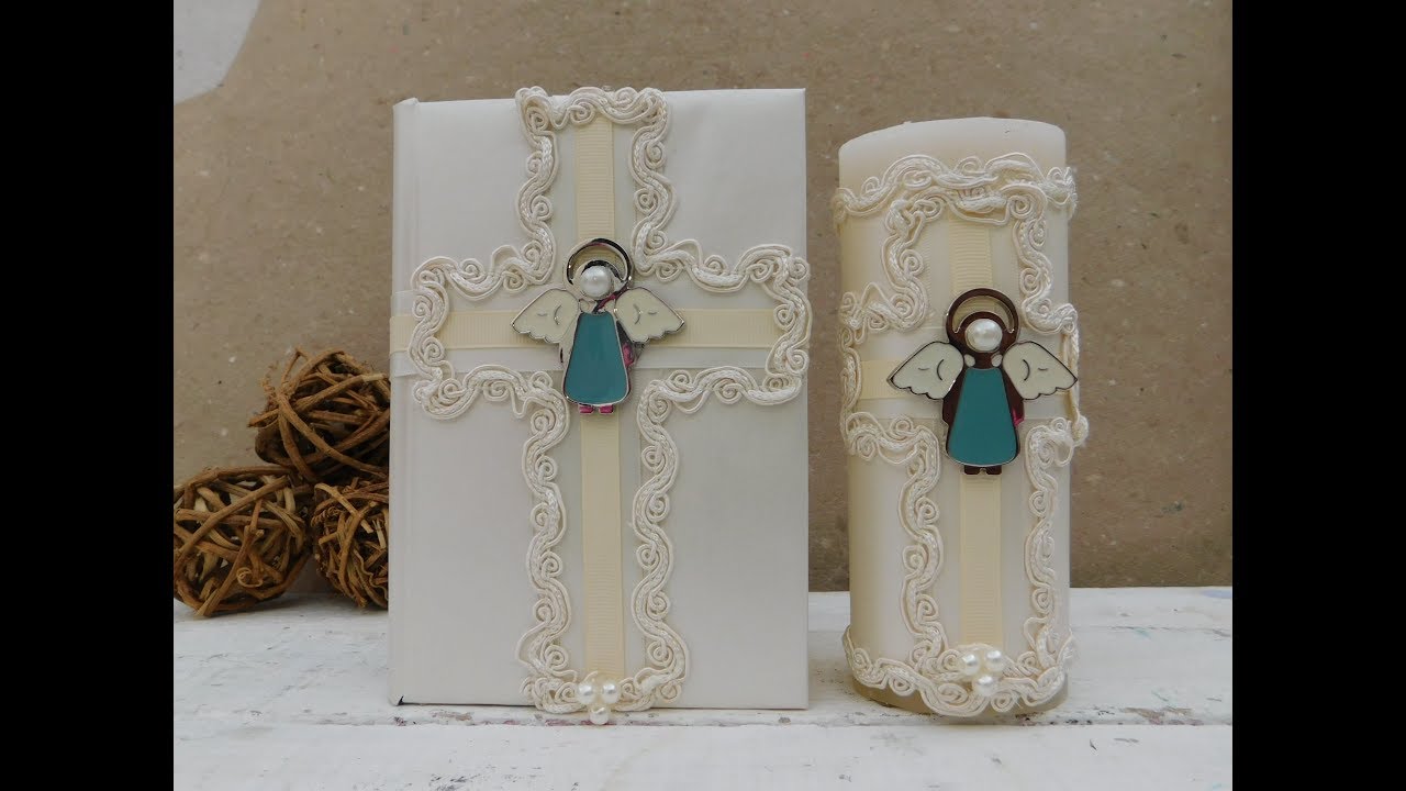 Biblia y Vela para Primera Comuniòn YouTube