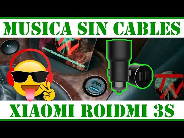 Xiaomi Roidmi, reproduce música por bluetooth en tu coche 