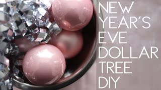 New Year's Eve DIY and Tablescape - Dollar Tree DIY