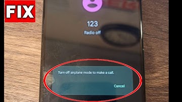 Fix Call Problem | Turn off airplane mode to make a call | Radio off