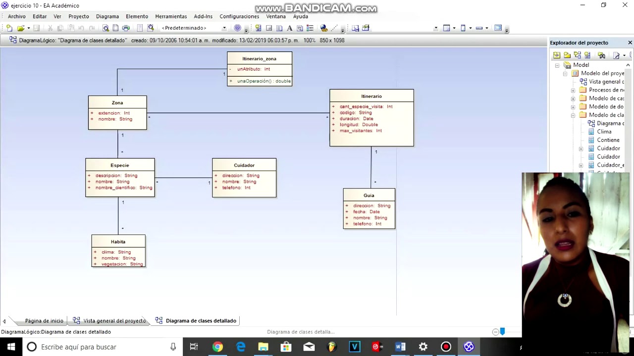 Diagrama de Clases-Ejemplo zoologico-Enterprise Architect - YouTube