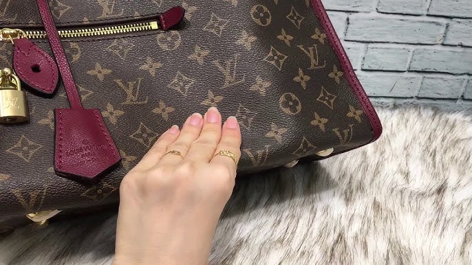 Louis Vuitton Black & Monogram Canvas Popincourt MM NM QJBGDZ5VKA003