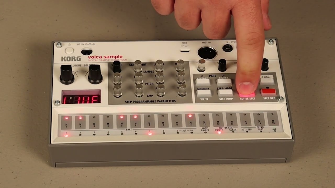 Korg Volca Sample synthesizer Demonstration - YouTube