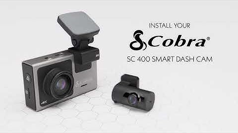 The Cobra SC 400D Smart Dash Cam: Installation Video