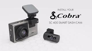 The Cobra SC 400D Smart Dash Cam: Installation Video screenshot 2