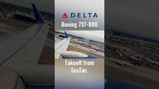 Delta Boeing 737-800 takeoff Seattle