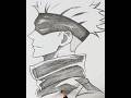 Rate my drawing from 1\100? #drawing #pencilsketch #satisfying #art #artvideo #gojo #anime #shorts