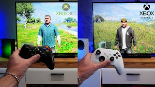 GTA 5 - XBOX 360 Vs. XBOX Series S | Side By Side Graphics And Performance Comparison |