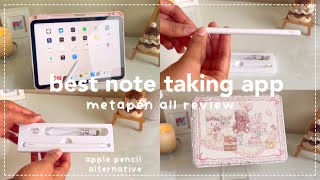 best ipad note taking app &amp; Apple Pencil alternative | wellnote 🍂🧸