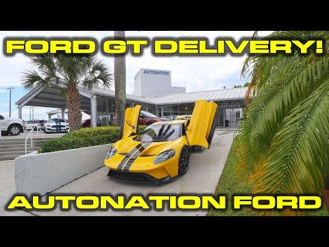 The new GT is HERE! 2018 Ford GT Delivery BBQ at AutoNation Ford Miami