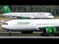 Turkmenistan airlines 🇹🇲 в Домодедово. Boeing 777, 757, 737