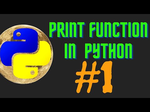 How to print in python | Display function in python | Urdu/Hindi #1
