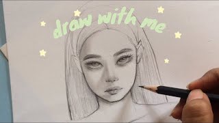 draw with me in a rainy day 🌧 ( blackpink jennie ) screenshot 2
