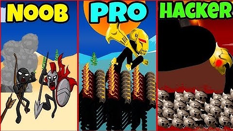STICK WAR LEGACY - NOOB VS PRO VS HACKER