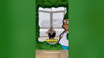 She Created the Coolest Mirror Cover Ever 😍