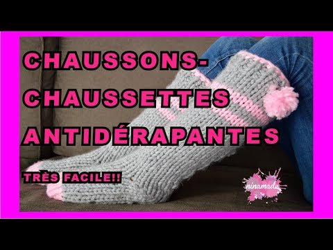 Vidéo: 3 façons de faire des chaussettes antidérapantes